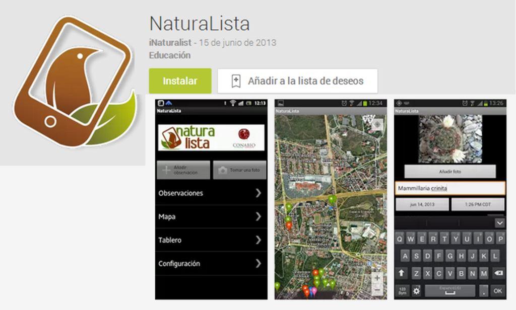 app NaturaLista c