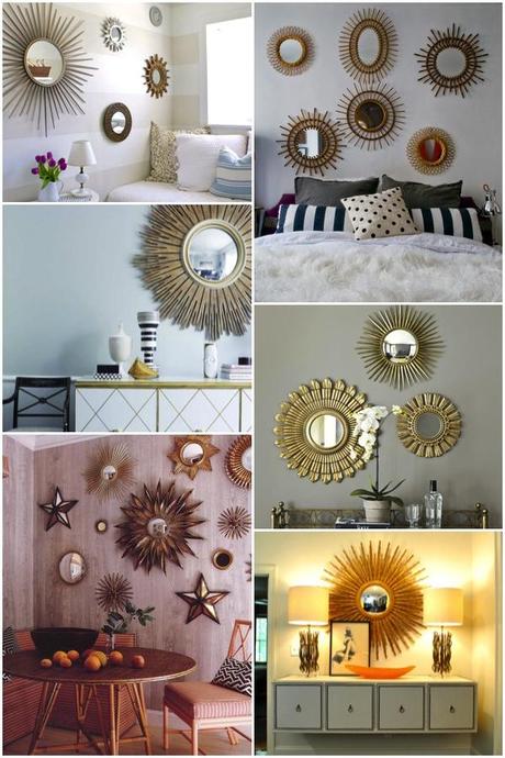 Our last obsession. Sunburst mirrors