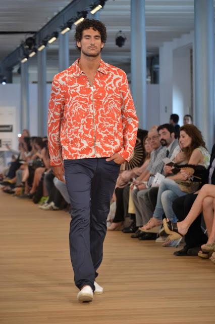 Blue is the key-Men fashion week