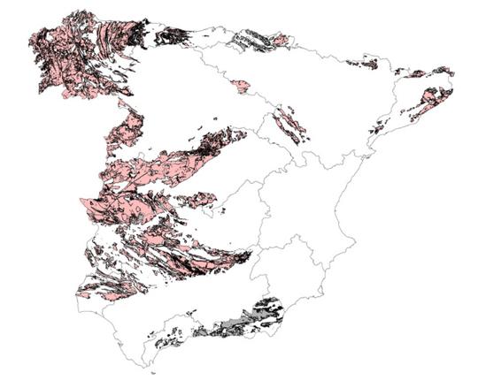 España: Mapa de zonas con mayor riesgo de exposición a radón