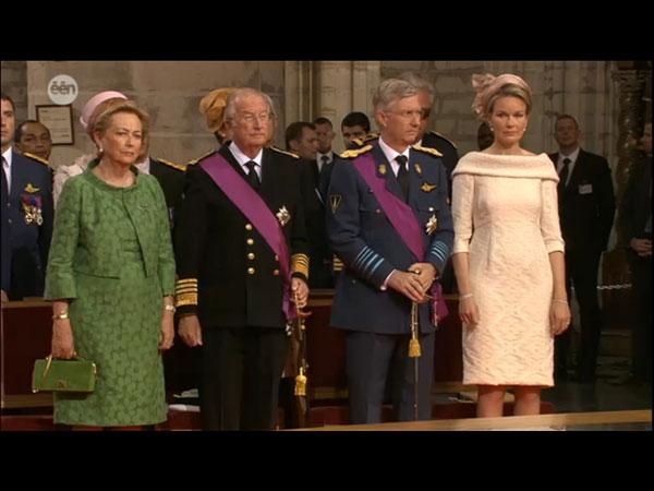 El vestido de la Reina Mathilde de Belgica