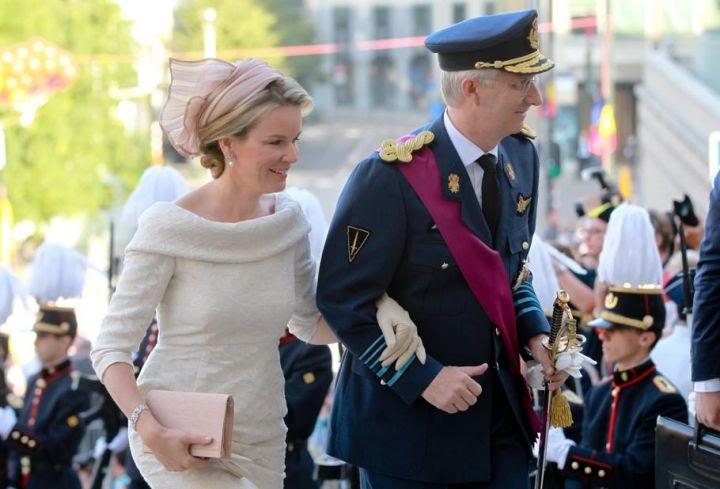 El vestido de la Reina Mathilde de Belgica