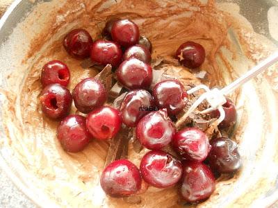 Tarta de cerezas - Cherry country cake