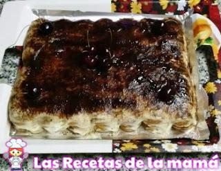 tarta de tiramisú