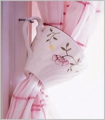 soporte para cortinas taza