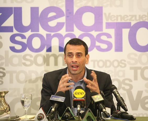 Porqué Humala no recibió a Capriles?