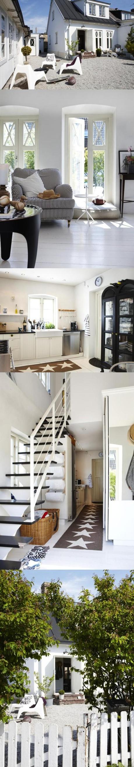 Un chalet nórdico en verano