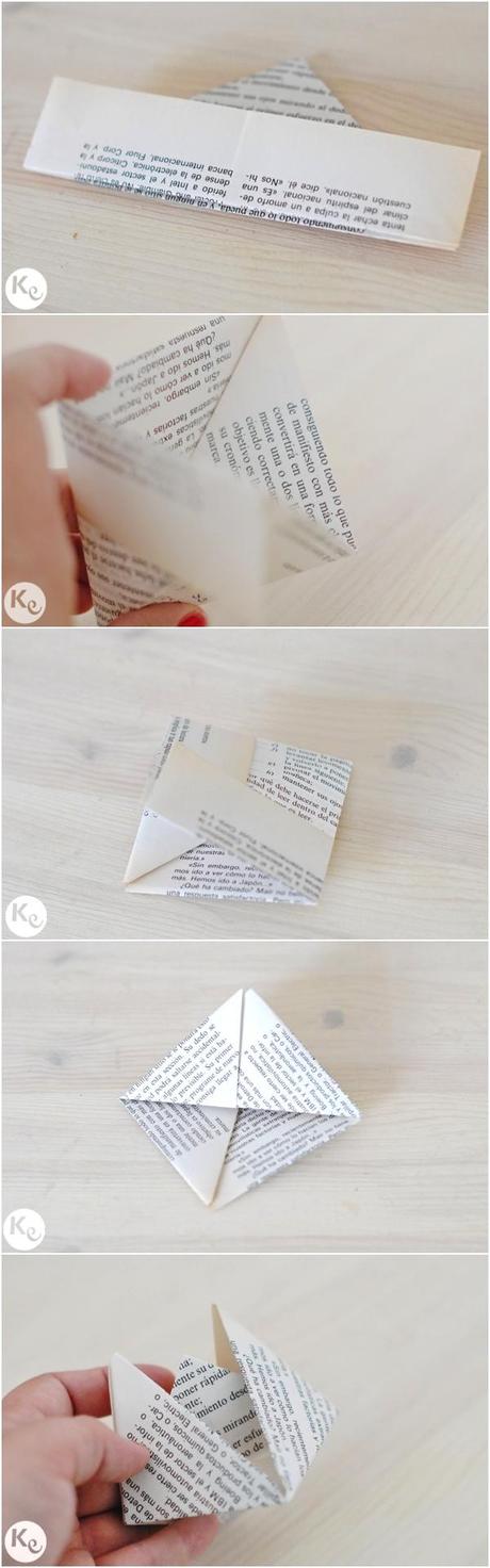DIY. paper ship garland