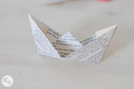 DIY. Paper ship garland
