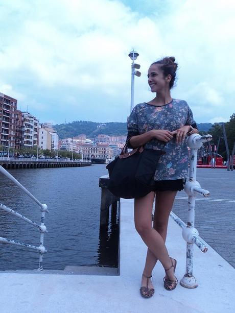 Comfy look flower shirt