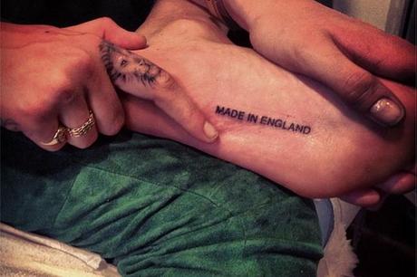 Cara Delevingne's third tattoo: Made in England