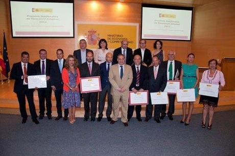 Gala de Entrega del Premio Nacional de Comercio Premiados y Accésit en la Convocatoria de 2012