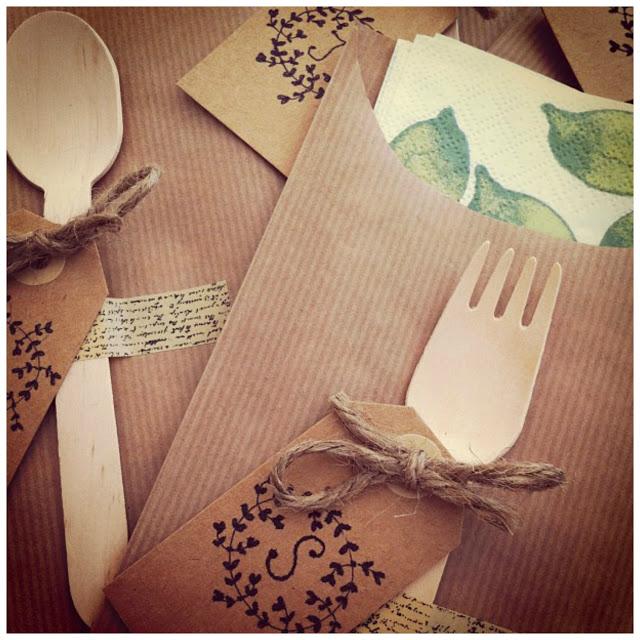 DIY: sobres para cubiertos - cutlery envelopes