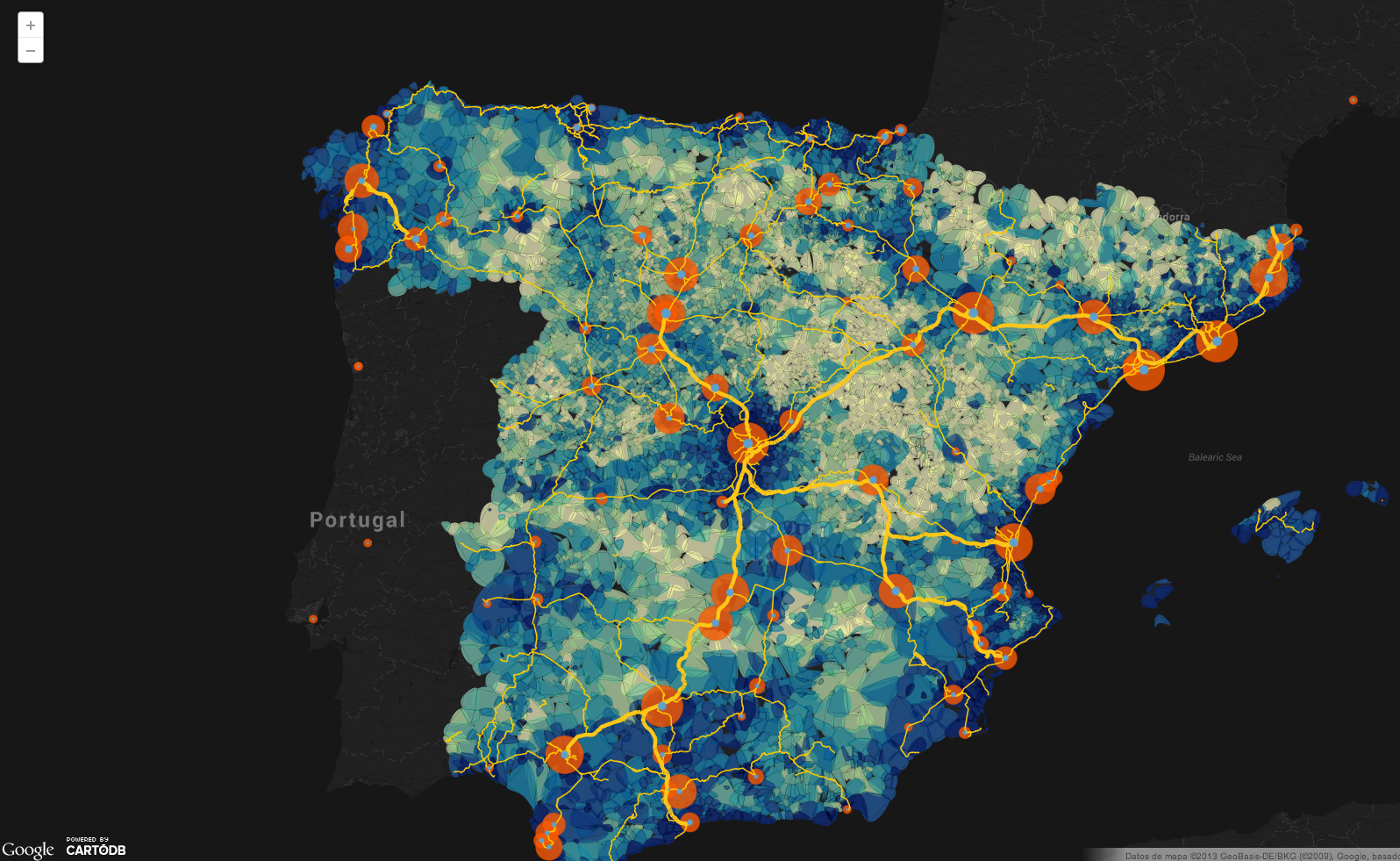 Más ejemplos de Visualización de Datos: Análisis del Tráfico Ferroviario en España