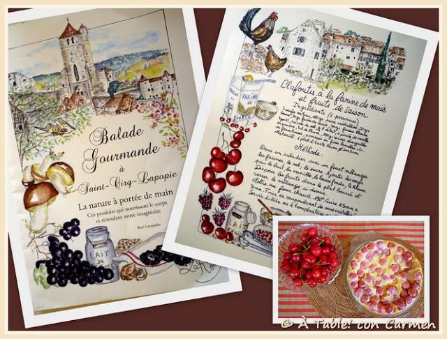 Clafoutis de Cerezas ...  Viajes en la Memoria