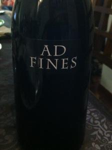 Ad Fines 2004, un Pinot Noir de lujo