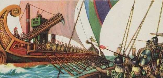 barcos romanos