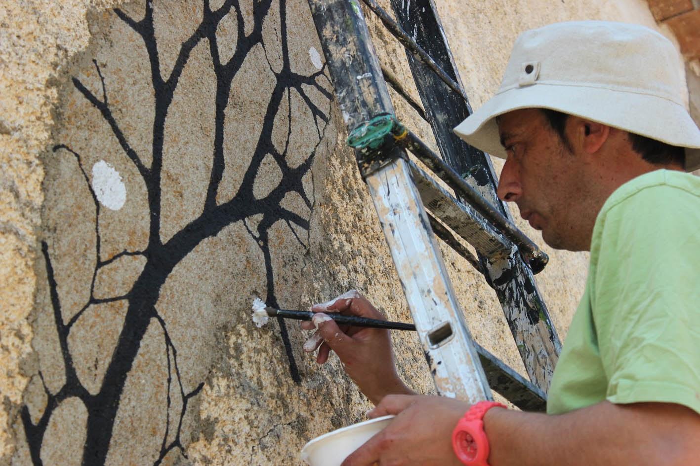 Todas las islas lejos. PAN XI. Taller de arte urbano (Con Alfredo Omaña). Proceso