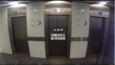 Bebiendo en el trabajo