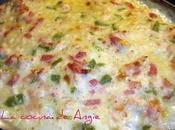 Coliflor bechamel pollo