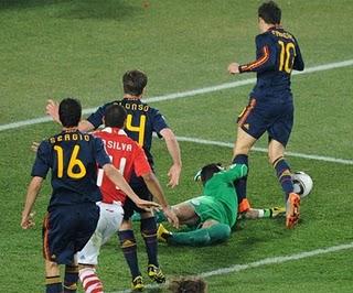 España 1 - Paraguay 0 : Clasificación histérica