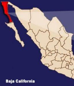 De azul a rojo en Baja California