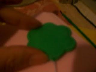 Decoraciones para baby shower en pasta de goma