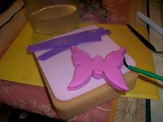 Decoraciones para baby shower en pasta de goma