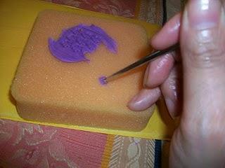 Decoraciones para baby shower en pasta de goma