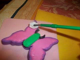 Decoraciones para baby shower en pasta de goma