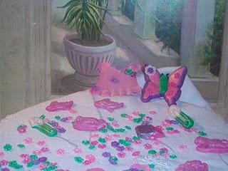 Decoraciones para baby shower en pasta de goma