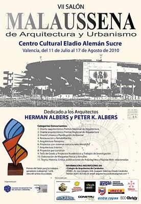 VII Salon Malaussena de Arquitectura y Urbanismo, 2010, Valencia, Venezuela.