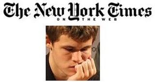 Sobre Carlsen en el New York Time