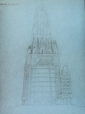 Gaudí en New York: Algunos Bocetos del Hotel anticipado Un Siglo