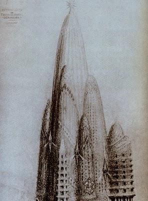 Gaudí en New York: Algunos Bocetos del Hotel anticipado Un Siglo