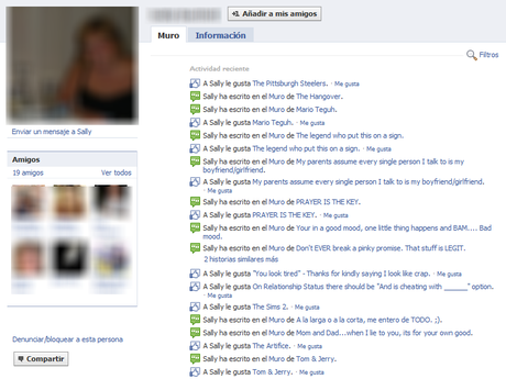 Muro de facebook Las etiquetas en Facebook