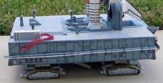 Papercraft Transbordador espacial, plataforma y vehículo crawler