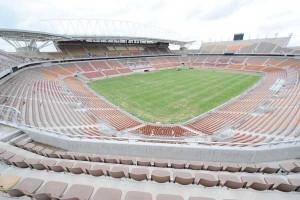 El futuro del estadio de Polokwane, alejado de las grandes vías de comunicación, es un acertijo de difícil resolución | DPA - Foto: Canchallena / LaNacion.com