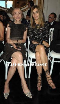 Paris Haute Couture Fashion Week, Fall/winter 2010. Valentino. Front Row