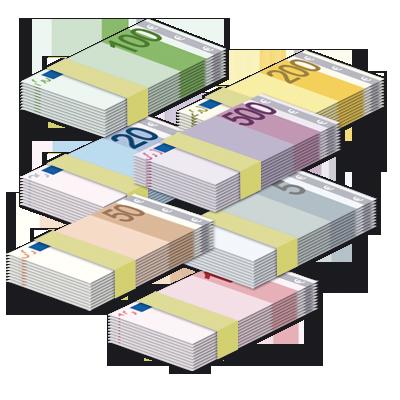 billetes euro Los números de la cooperación