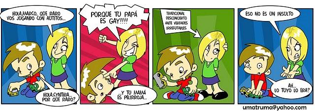 Comic a favor del matrimonio gay‏