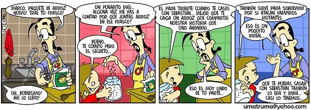 Comic a favor del matrimonio gay‏