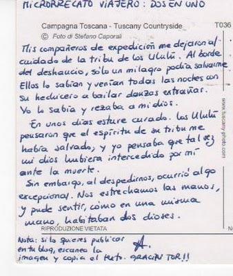 Microrrelato viajero