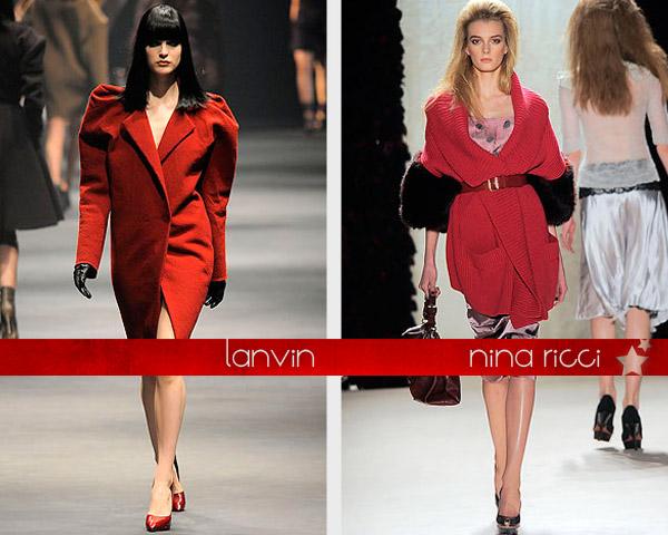 el rojo está de moda