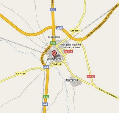 Mapa de Manzanares
