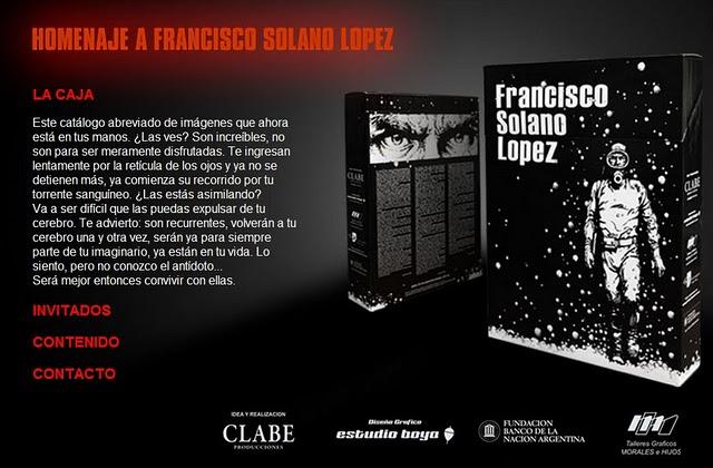 Homenaje gráfico a Solano López