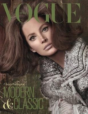 Christy Turlington en portada de Vogue Italia, Agosto 2010