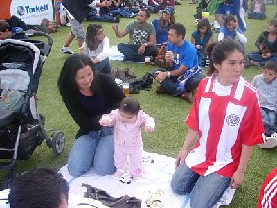 Asi se vivió el partido Paraguay Italia en París