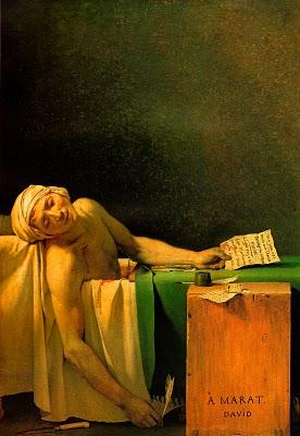 La muerte de Marat La muerte de Marat