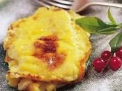 Melocotón horno crema